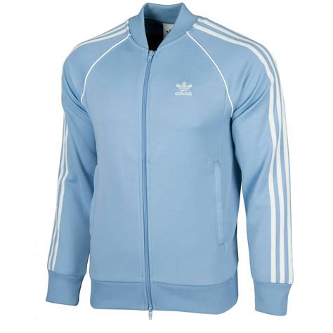 Adidas light blue jacket